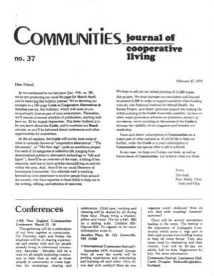 Communities Communities Magazine #37/38